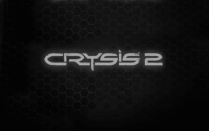 Crysis 2 logo, name, game, font, background, backgrounds, illustration, HD wallpaper