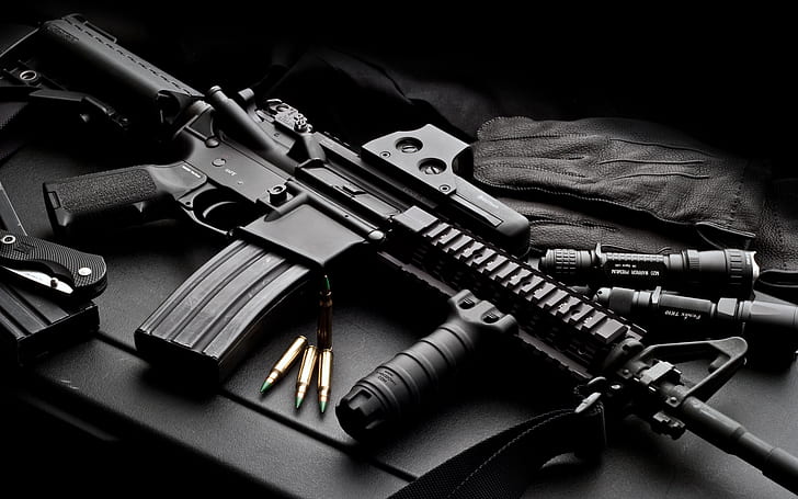 Weapons, Colt AR-15, Firearm, Gun, HD wallpaper