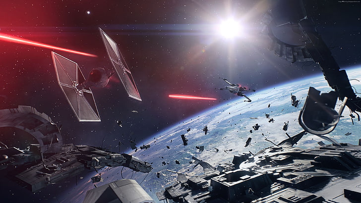 E3 2017, screenshot, Star Wars: Battlefront II, 4k, real people, HD wallpaper