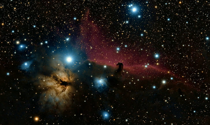 nebula, space, stars, universe, HD wallpaper