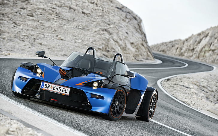 2013 KTM X Bow GT, blue ktm xbow, cars, other cars, HD wallpaper