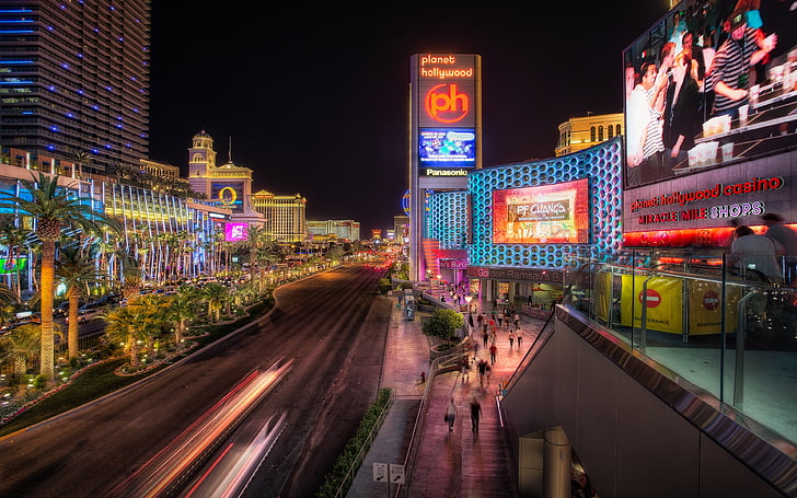 Las Vegas Strip Hd Wallpapers For Mobile Phones Laptops And Tablet 3840×2400, HD wallpaper