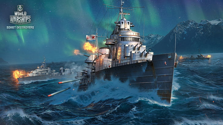 World of Warships, Ships World, world warships poster, Sea Battle, HD wallpaper