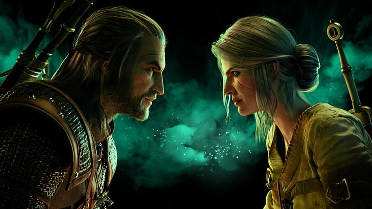 CD Projekt RED, blonde, Gwent, Ciri (The Witcher), video game characters, HD wallpaper