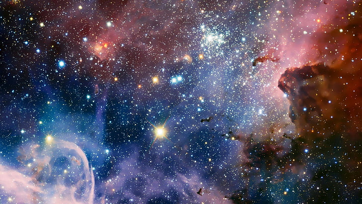 carina nebula, stars, universe, galaxy, outer space, sky, astronomy, HD wallpaper