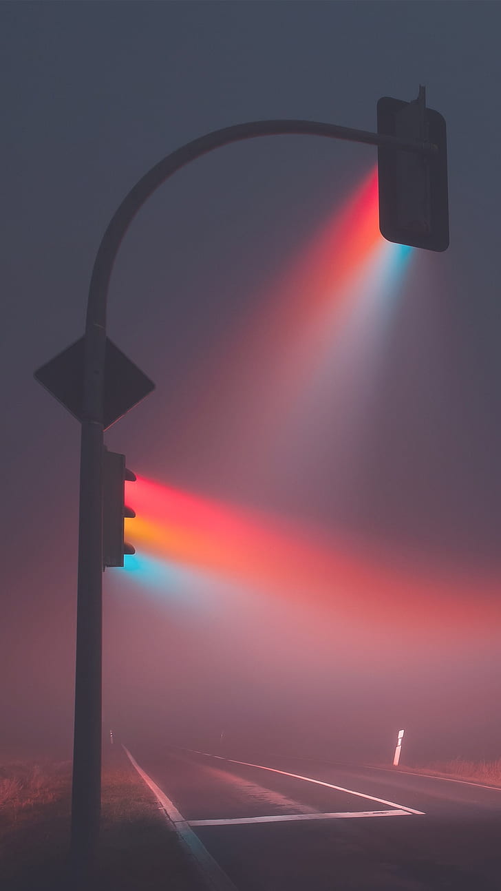street, street light, HD wallpaper