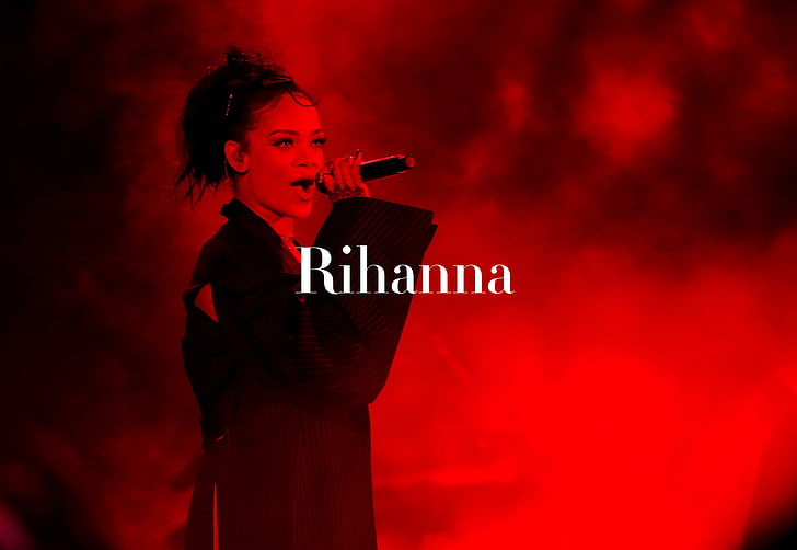 Rihanna, 4K, Live concert, HD wallpaper