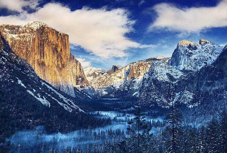 HD wallpaper: mountains, macOS, Mac Sierra, snow | Wallpaper Flare