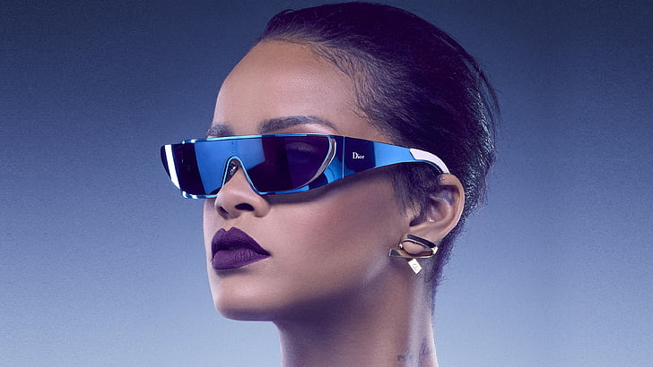 Rihanna photo, Dior, sunglasses, Jean-Baptiste Mondino, Dior Eyewear, HD wallpaper