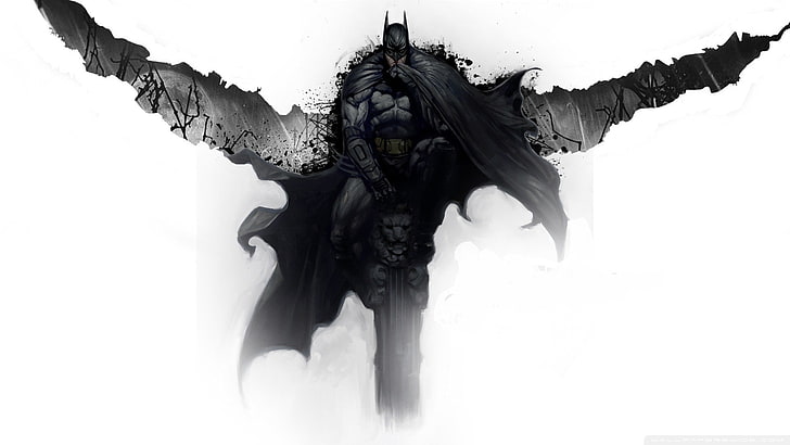 batman arkham city concept art black and white