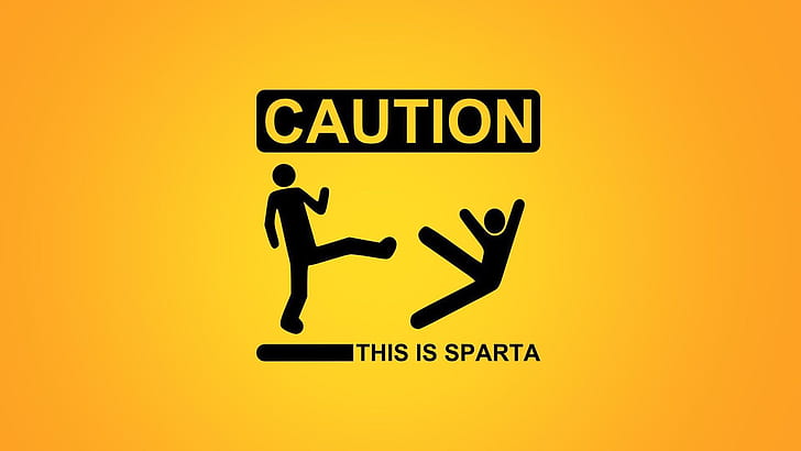 Caution, This Is Sparta HD, HD wallpaper