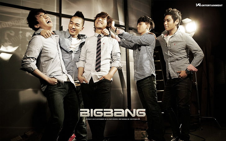 Band (Music), BigBang, G-Dragon, T.O.P (Rapper), young adult, HD wallpaper
