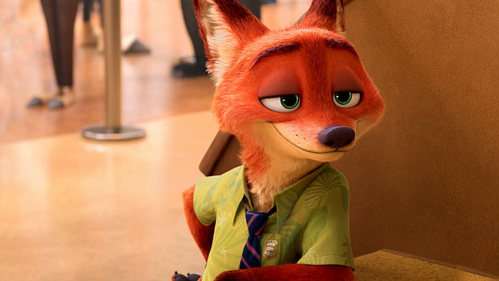 Disney fox character, Zootopia, Best Animation Movies of 2016, HD wallpaper