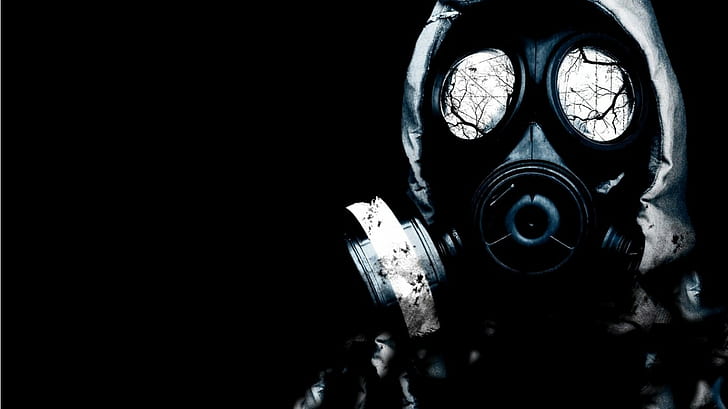 apocalyptic, gas masks, HD wallpaper