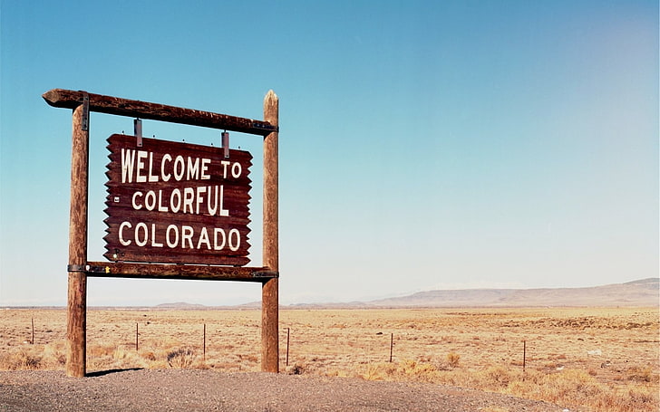 colorful, Colorado, desert, fence, mountains, summer, sky, land