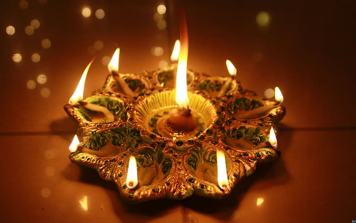 diwali, candle, hinduism, holidays, 1920x1200