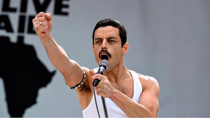 Rami Malek As Freddie Mercury In Bohemian Rhapsody Movie, HD wallpaper