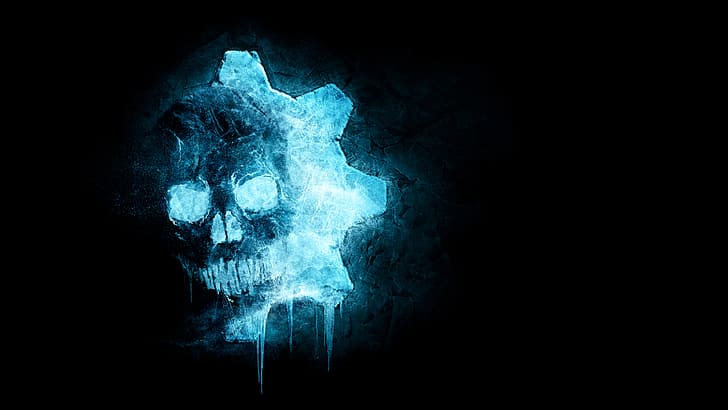 Gears of War 5, Gears 5, video games, Xbox One, XboxOneX, skull, HD wallpaper