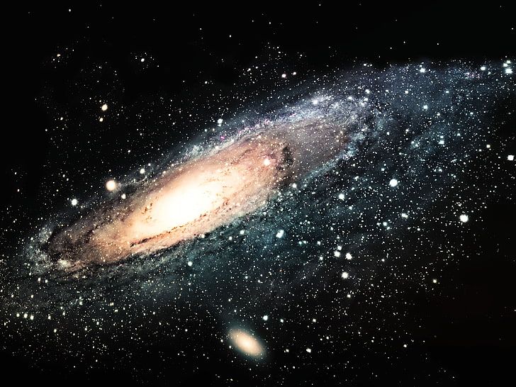 galaxy wallpaper, stars, cosmos, the galaxy pks b1740 517, astronomy