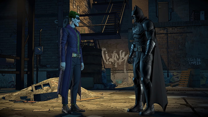 Batman, Joker, PlayStation 4, Batman: The Enemy Within, Batman: The Telltale Series, HD wallpaper