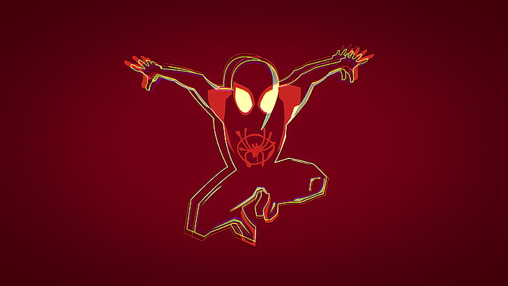 Spider-Man, into the spiderverse, digital art, HD wallpaper