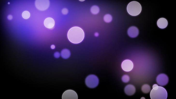 HD wallpaper: purple bokeh lights, circles, background, glare, dark,  defocused | Wallpaper Flare