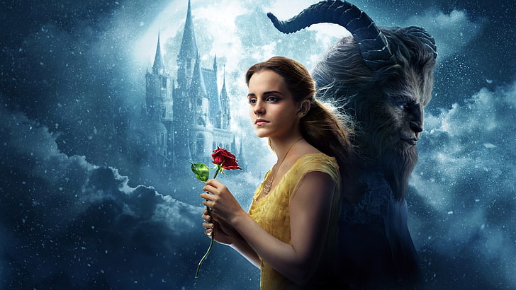 Emma Watson, Beauty and the Beast, 4K, Belle, 8K, 2017