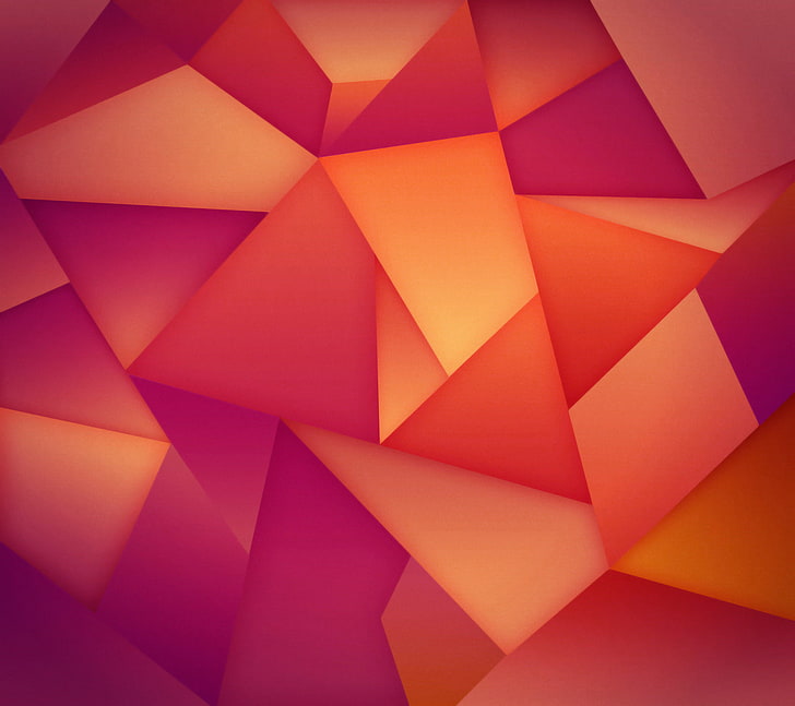 HD wallpaper: orange and pink digital wallpaper, abstraction, background,  triangles | Wallpaper Flare