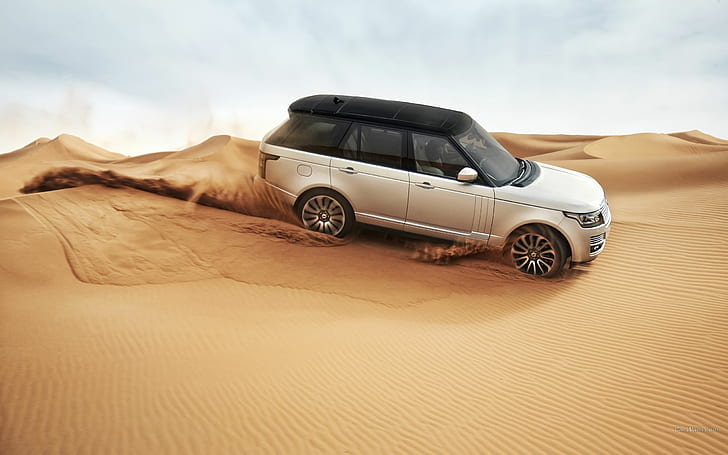 Range Rover SUV Desert HD, cars, HD wallpaper