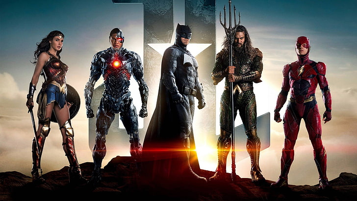 Justice League wallpaper, Justice League (2017), DC Comics, Wonder Woman, HD wallpaper