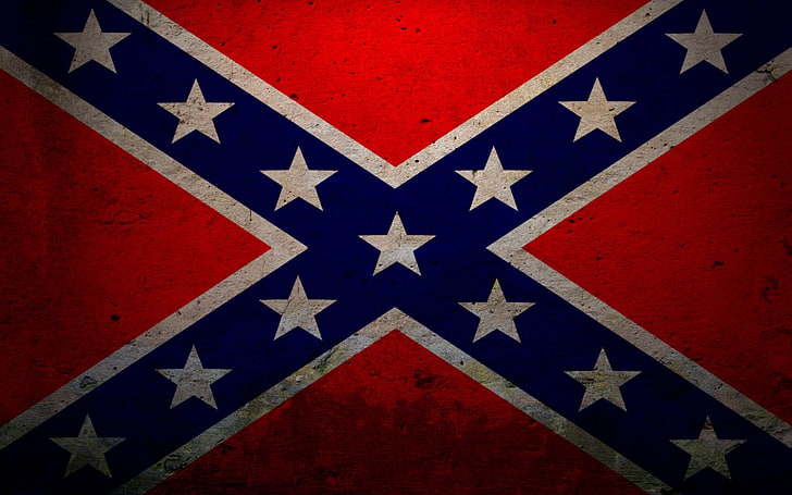 confederate flag, confederacy, state, america, symbol, backgrounds, HD wallpaper
