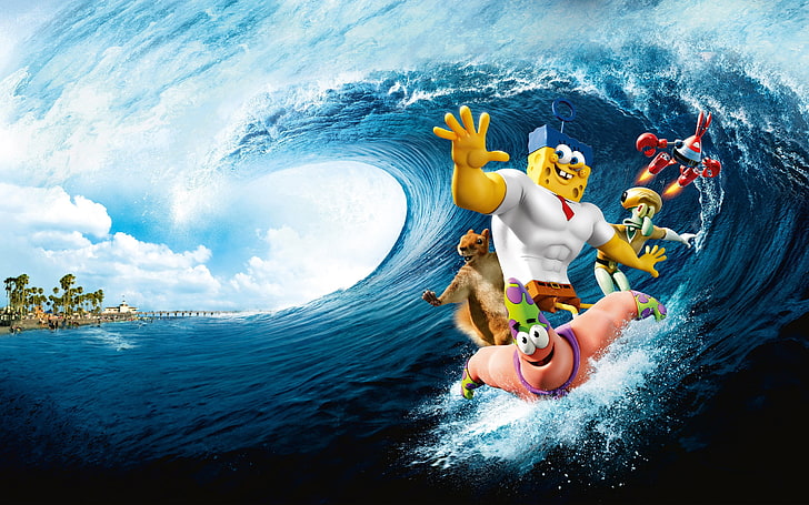 HD wallpaper: cartoons, spongebob, movies, animated movies, water, sea,  nature | Wallpaper Flare