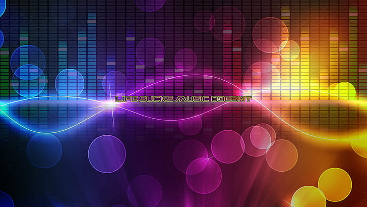 Colorful Life Music HD, digital/artwork, HD wallpaper