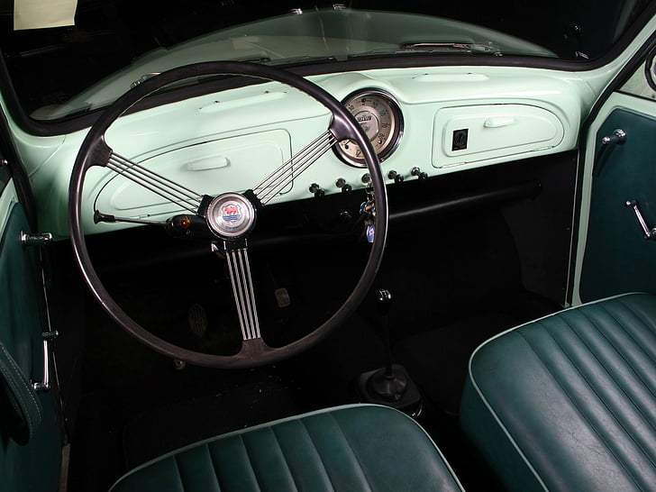 1000, 1956 62, classic, interior, minor, morris, retro, stationwagon, HD wallpaper