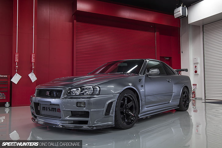 gray coupe, Nissan Skyline GT-R, Speedhunters, car, Nismo, silver cars, HD wallpaper
