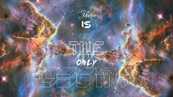 there is no time only light text, space, technology, no people, HD wallpaper