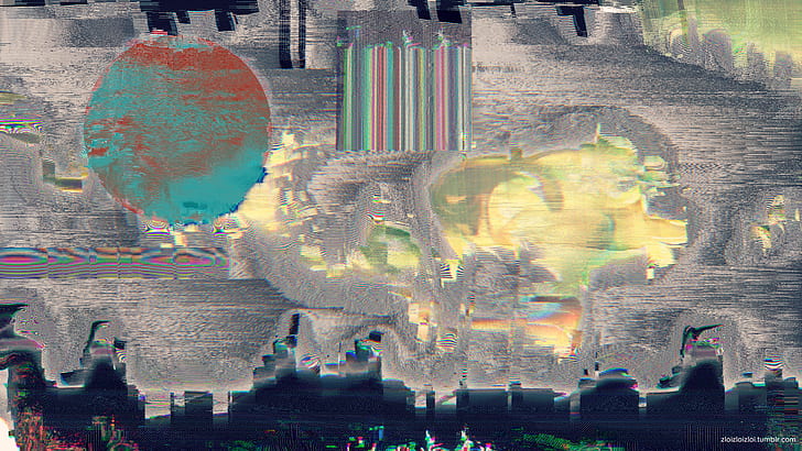 glitch art, abstract, LSD, HD wallpaper