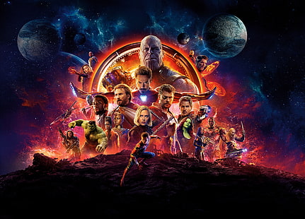 Marvel Avengers Infinity War digital wallpaper, Scarlett Johansson HD wallpaper