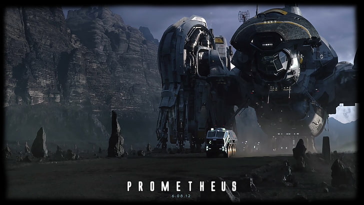 Prometheus digital wallpaper, movies, Prometheus (movie), architecture, HD wallpaper