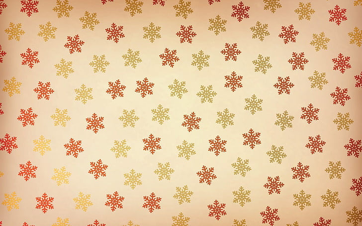 white, green, and red snow flake print textile, background, color