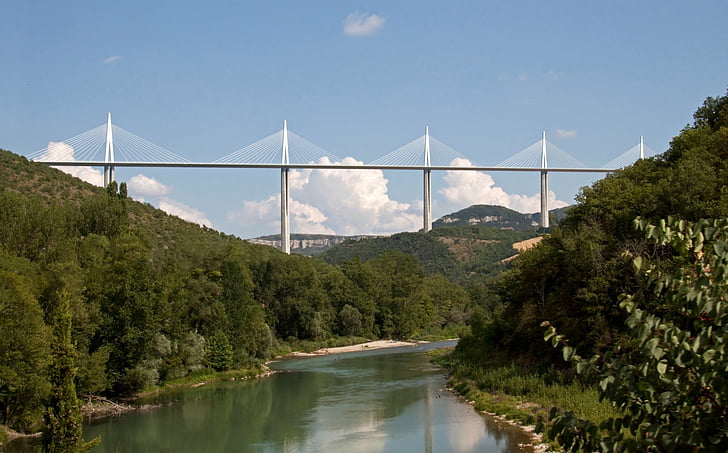 Bridges, Millau Viaduct, HD wallpaper