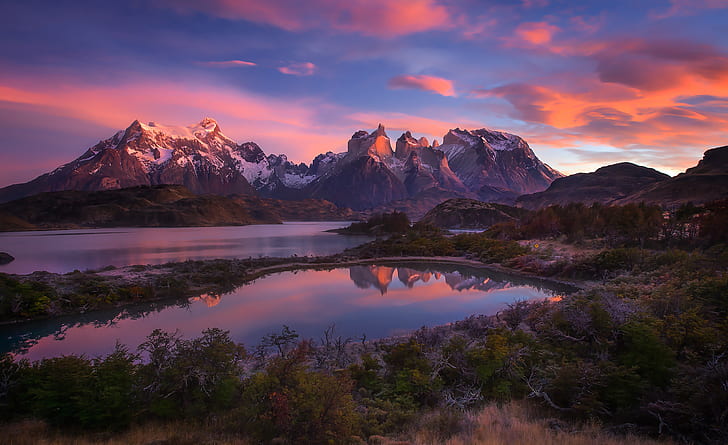 South America, Patagonia, Andes Mountains, HD wallpaper