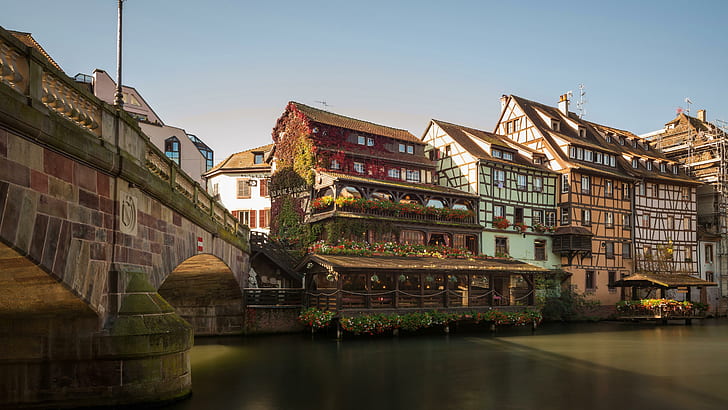 strasbourg, france, europe, half-timbered house, half timbered house