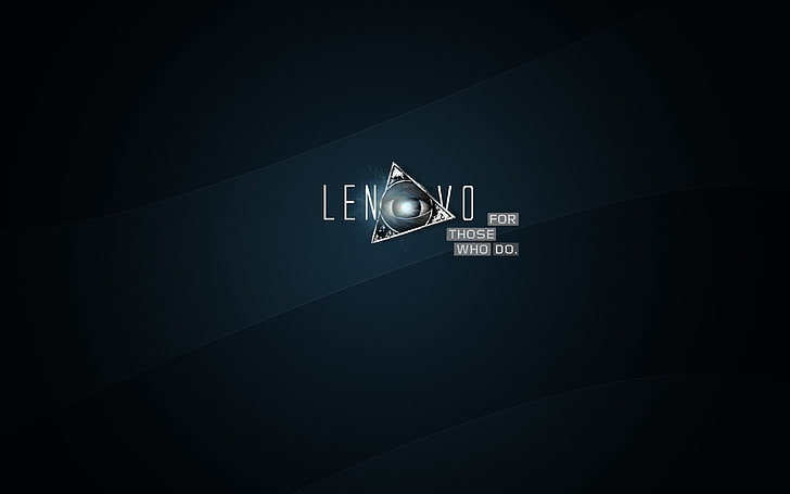 Lenovo digital wallpaper, minimalism, abstract, eyes, no people HD wallpaper
