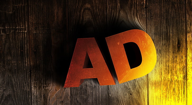 HD wallpaper: Simply AD., orange AD freestanding letters, Artistic,  Typography | Wallpaper Flare