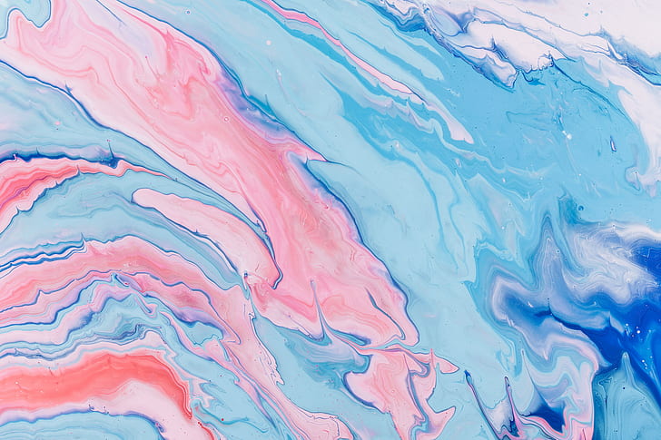 pink, white, blue, paint splash, paint splatter, abstract, colorful