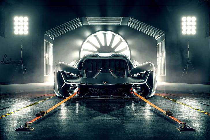 2019 Cars, Lamborghini Terzo Millennio, 4K
