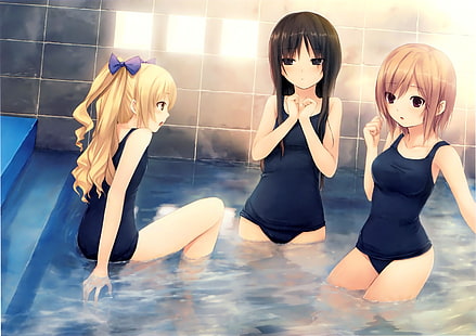HD wallpaper: bathing suit anime tantei opera milky holmes 1024x768 Anime  Hot Anime HD Art | Wallpaper Flare