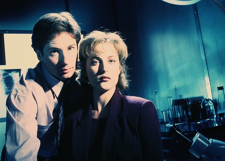 The X-Files, David Duchovny, Classified material, Gillian Anderson, HD wallpaper