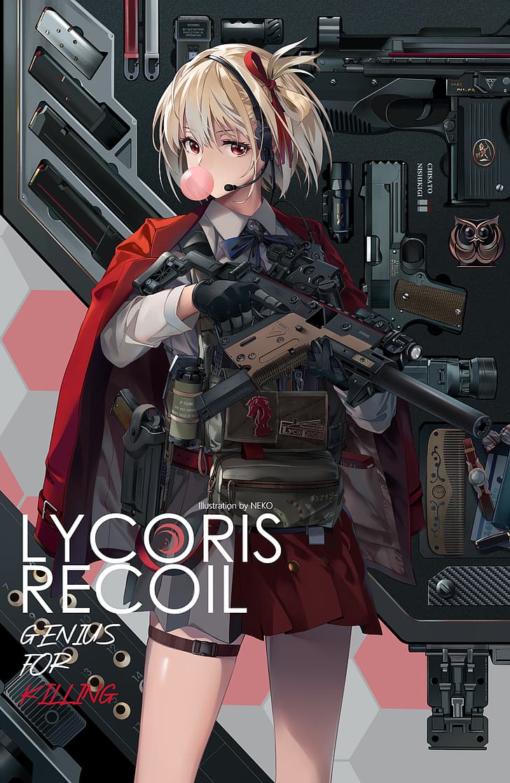 Anime Lycoris Recoil HD Wallpaper by piuta